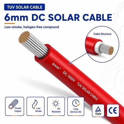 6 mm DC-Solarkabel